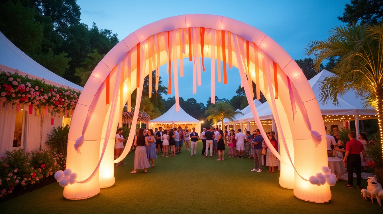 Questions fréquentes sur la location d'arches gonflables